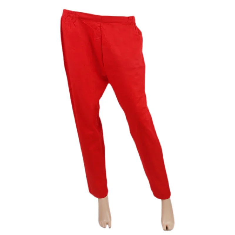 Women's Trouser - Red Trousers practical easy-care