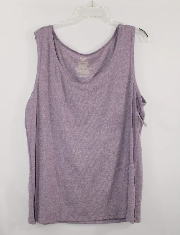 Faded Glory Light Purple Tank Top | 5X loose fit tank