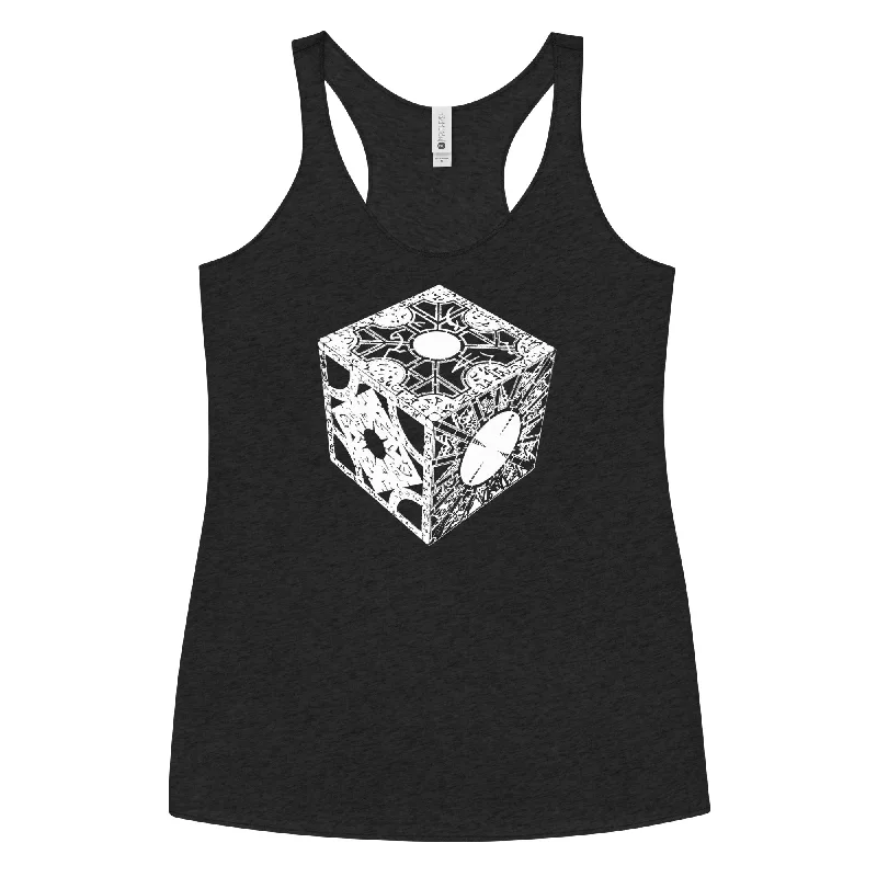 Horror Puzzle Box of Sorrows Women's Racerback Tank Top Shirt workout tank top