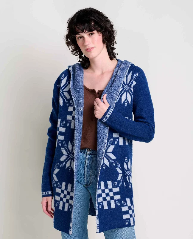 Merino Heartfelt Hoodie Hoodie with Sequins Glamorous Eye-catching