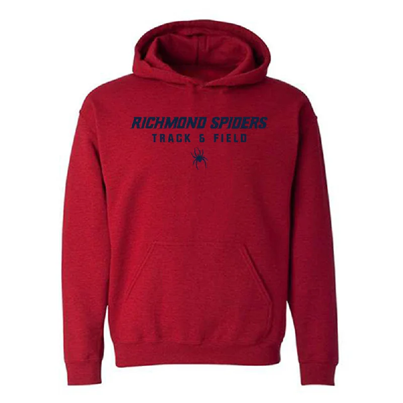 Richmond - NCAA Women's Track & Field : Cameron Whidbee - Hooded Sweatshirt Hoodie with Front Slit Layering Stylish