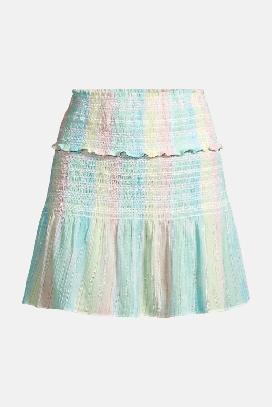 Camilla Skirt Multi Horizon denim skirt stylish