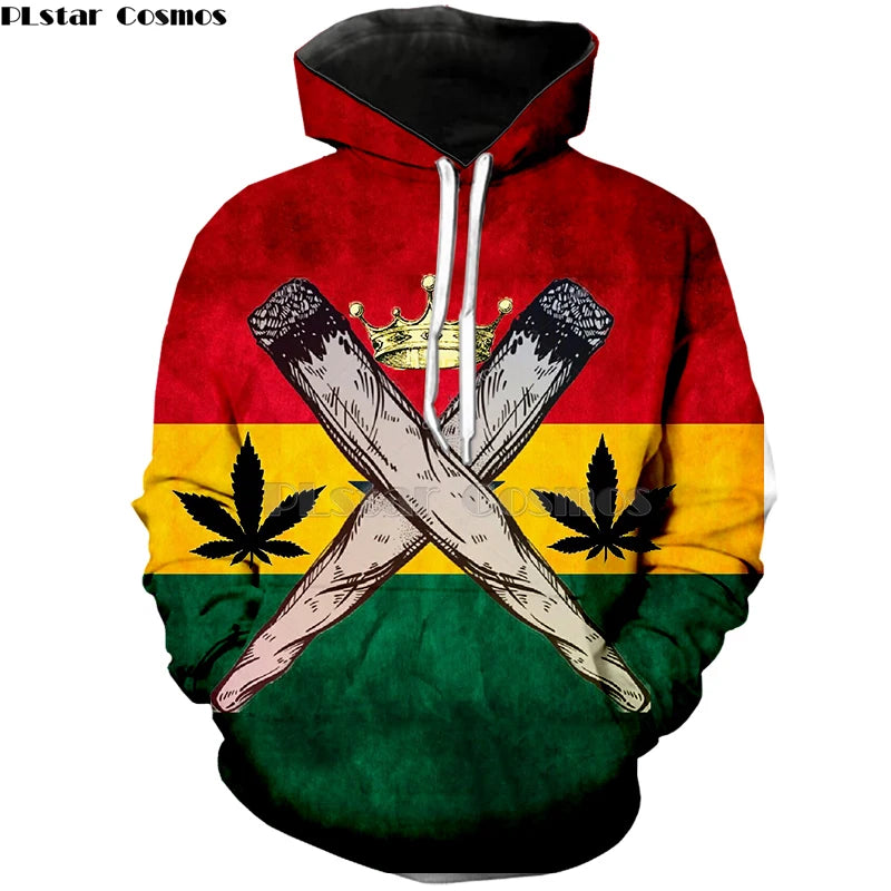 Cosmos Bob Marley pullovers One Shoulder Top