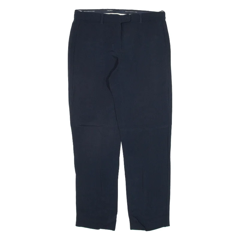 S MAX MARA Womens Trousers Blue Regular Tapered Viscose W28 L26 Trousers Bootcut Casual S MAX MARA Womens Trousers Blue Regular Tapered Viscose W28 L26 Trousers Bootcut Casual