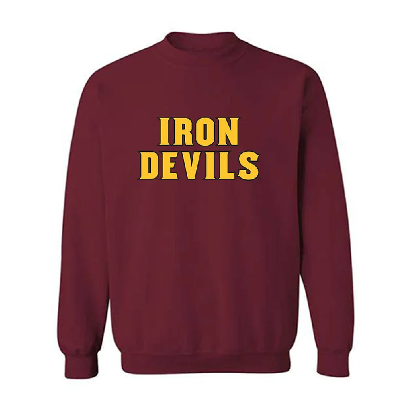 Arizona State - NCAA Women's Track & Field : Taylor Brown - Replica Shersey Crewneck Sweatshirt Hoodie with Crew Neck Simple Timeless