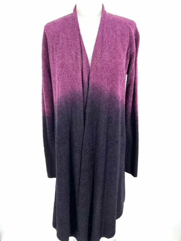 Barefoot Dreams Bamoo Chic Lite Women's Purple Shrug ombre Size S/m Cardigan Crew Neck V-Neck Turtle Neck Barefoot Dreams Bamoo Chic Lite Women's Purple Shrug ombre Size S/m Cardigan Crew Neck V-Neck Turtle Neck