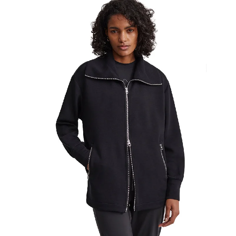 Varley Adair Zip Through Womens Jacket Welt Pockets Slit Pockets Flap Pockets