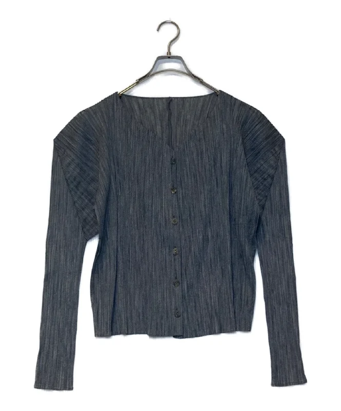 [Pre-owned] PLEATS PLEASE pleated cardigan PP54-JD447 Cardigan Knitwear Sweater