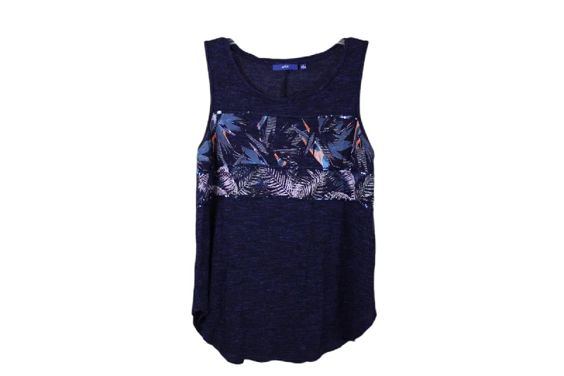 APT.9 Blue Ultra Soft Tank | S vibrant tank top