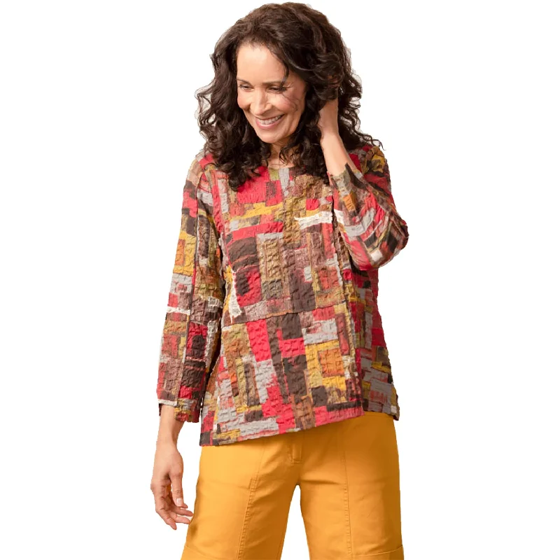 Women's Habitat Tuscany Pullover Garnet Spaghetti Sleeve Top