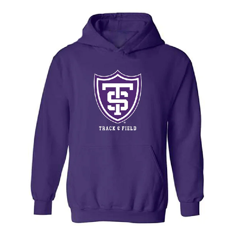 UST - NCAA Women's Track & Field : Kendall Hagness - Hooded Sweatshirt Hoodie with Fur Luxurious Winter