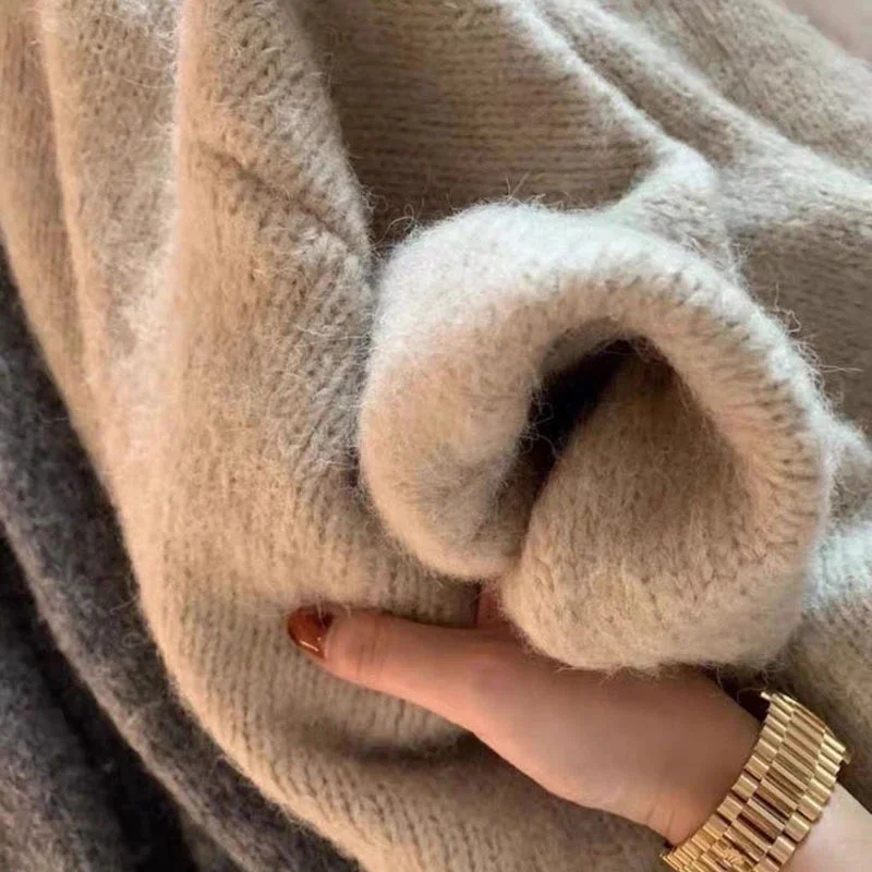 Zoey® | Thick & warm oversized cardigan Fitted Slim Tailored
