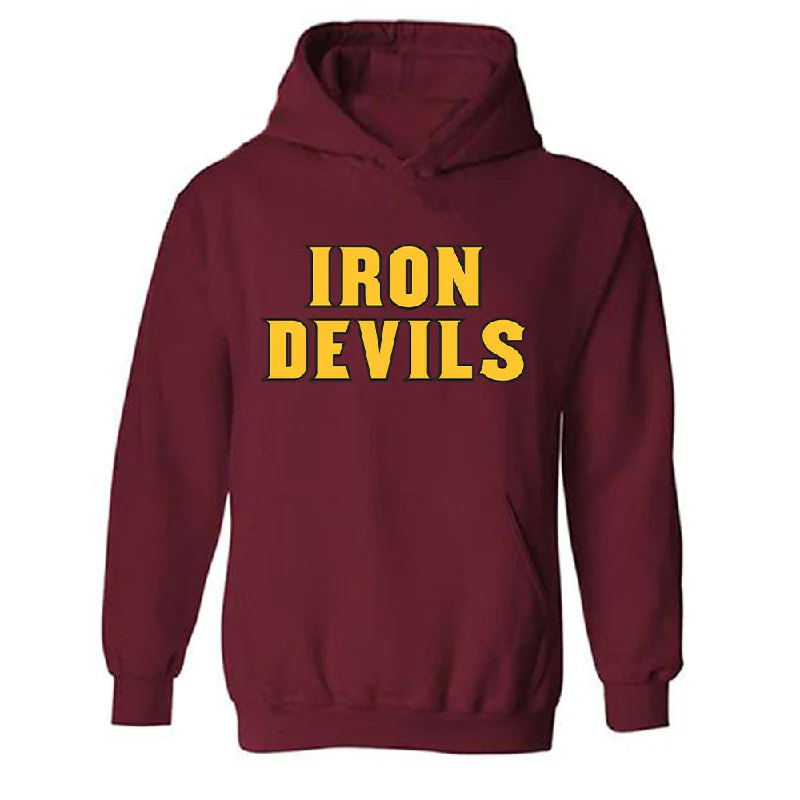 Arizona State - NCAA Women's Track & Field : Adriana Tatum - Replica Shersey Hooded Sweatshirt Hoodie with Bell Sleeves Flared Feminine