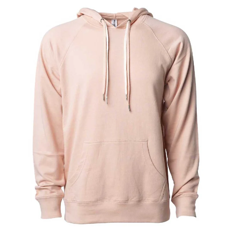 Independent Trading Co. Unisex Rose Icon Lightweight Loopback Terry Hooded Pullover Box Sleeve Comfort