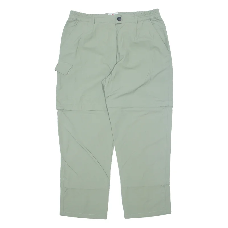 MAUL Outdoor Trousers Green Regular Straight Womens W32 L28 Trousers Exclusive Limited