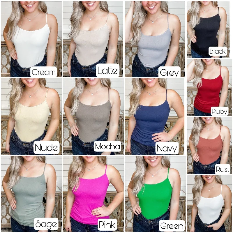 Run the Town Cami Tank Top - 14 colors! chic tank top
