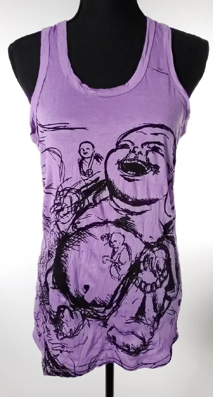 Women's Happy Buddha Tank adorable tank top