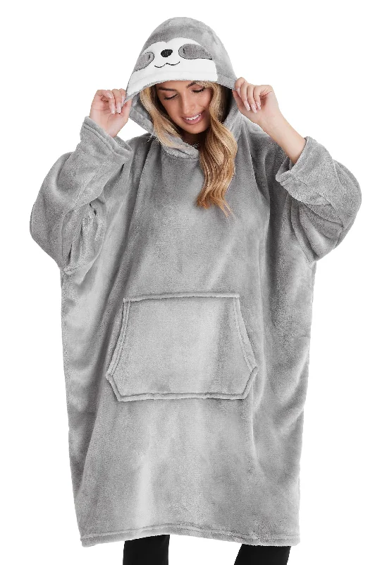 CityComfort Hoodie Blanket, Oversized Hoodie Fleece, Giant Wearable Hoodie for Women Men Cotton Hoodie Fleece Lining Warmth