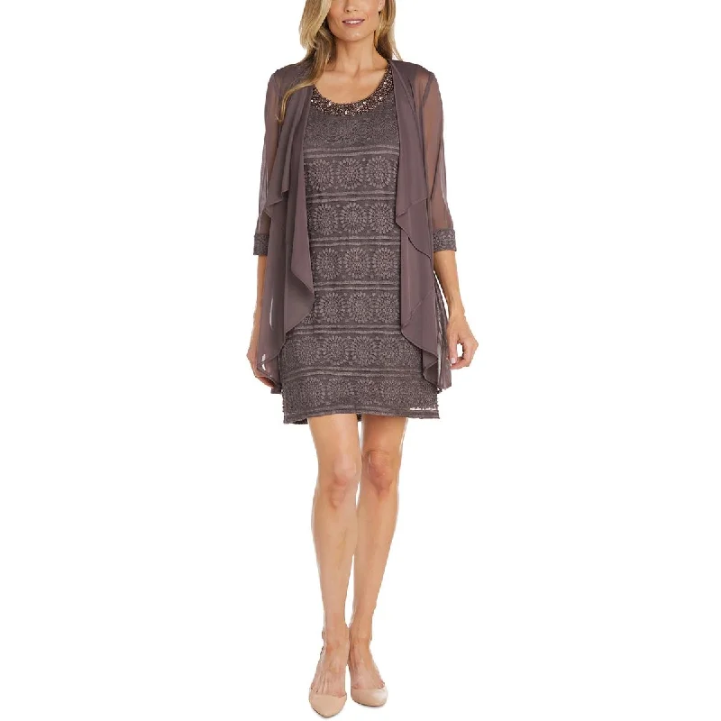Womens Lace Jacket Two Piece Dress Notch Collar Jacket Peter Pan Collar Jacket Cowl Neck Jacket