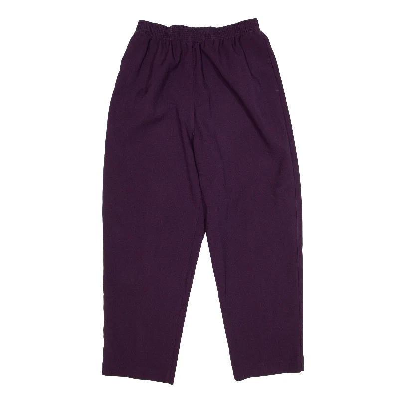 Trousers Purple Regular Mom Womens W26 L25 Trousers Custom Made