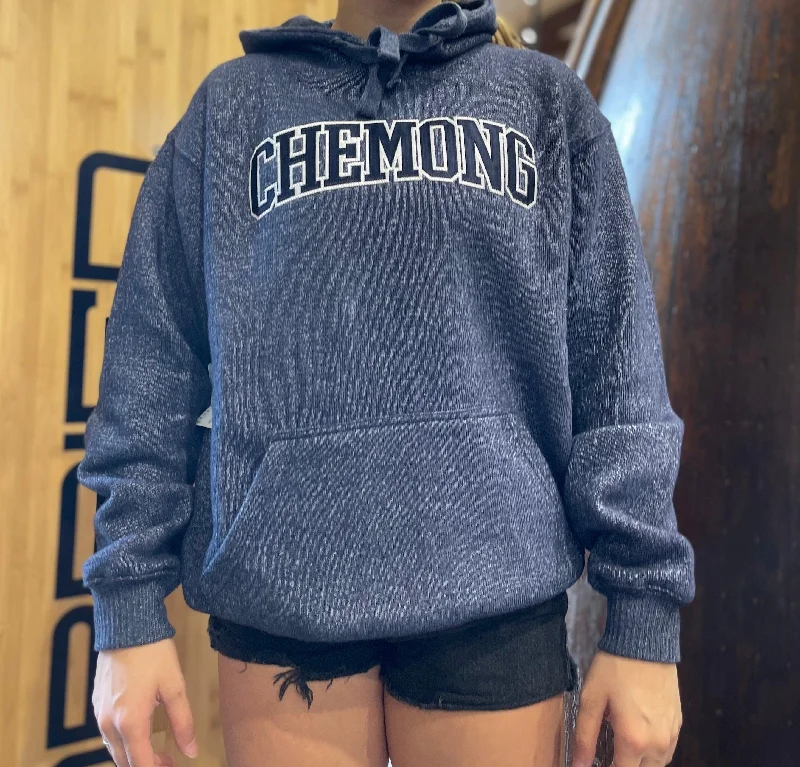 CHEMONG EMBROIDERED HOODIE Hoodie with Earth Tones Natural Calm