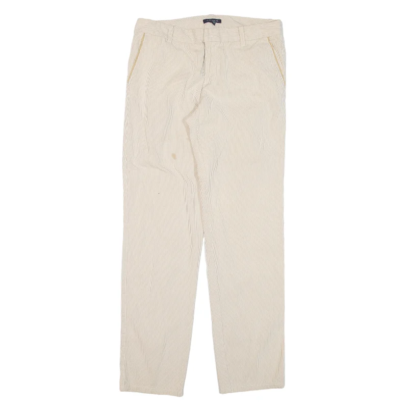TOMMY HILFIGER Trousers Beige Regular Tapered Womens W32 L30 Trousers High Rise Slim Fit TOMMY HILFIGER Trousers Beige Regular Tapered Womens W32 L30 Trousers High Rise Slim Fit