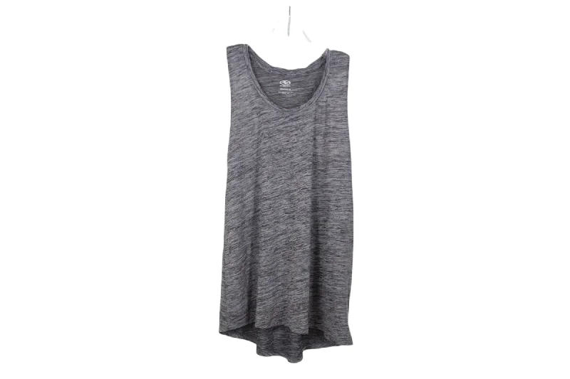 Athletic Works Extra Soft Gray Tank | XS metallic tank top