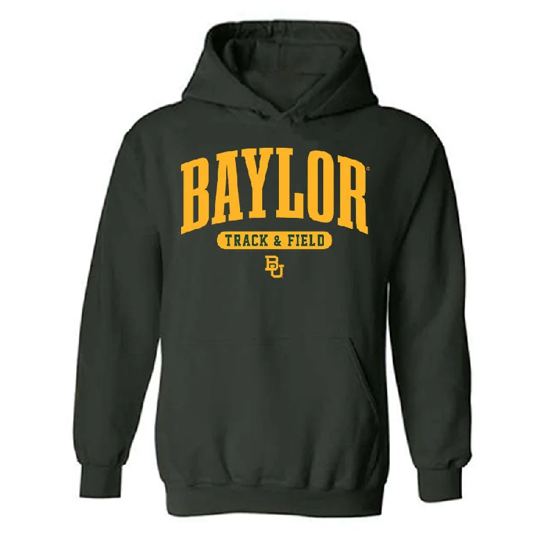 Baylor - NCAA Women's Track & Field : Audrey Williamson - Classic Shersey Hooded Sweatshirt Hoodie with Batwing Sleeves Loose Dramatic