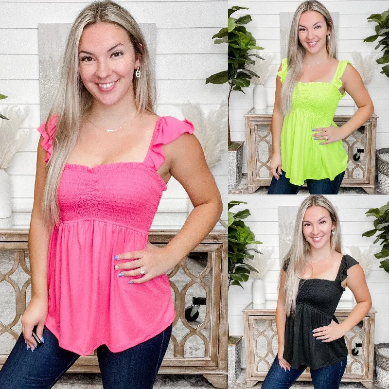 Ready Go White Birch Tank Top - 3 colors! striped tank top