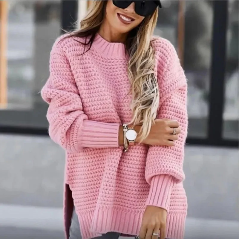 pink sweater