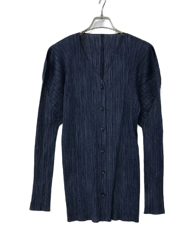 [Pre-owned] PLEATS PLEASE cardigan PP04-JD246 Oversized Loose Flowy
