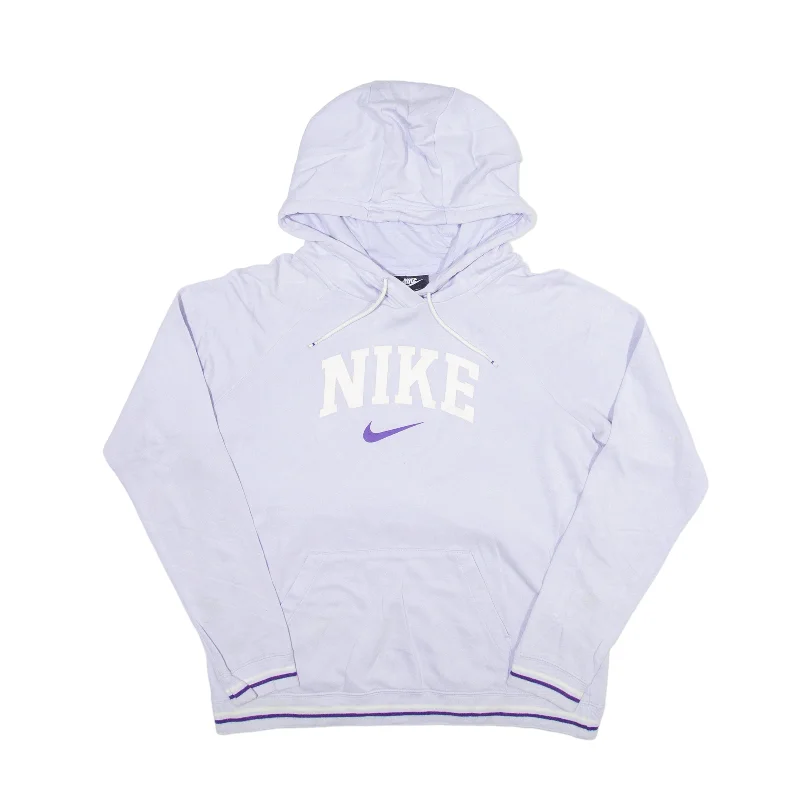NIKE Hoodie Purple Pullover Womens M Batwing Sleeve Top