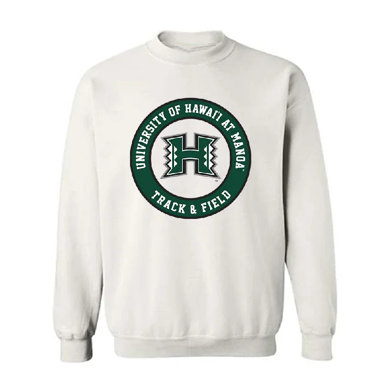 Hawaii - NCAA Women's Track & Field : elizabeth wade - Classic Fashion Shersey Crewneck Sweatshirt Hoodie with Hem Detail Decorative Unique