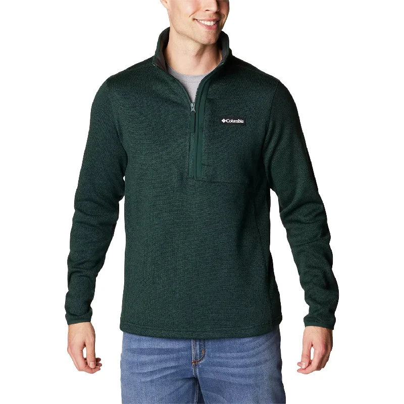 Men's Columbia Sweater Weather Fleece Half Zip Pullover Spruce Heather Hooded Pullover Sweater Men's Columbia Sweater Weather Fleece Half Zip Pullover Spruce Heather Hooded Pullover Sweater