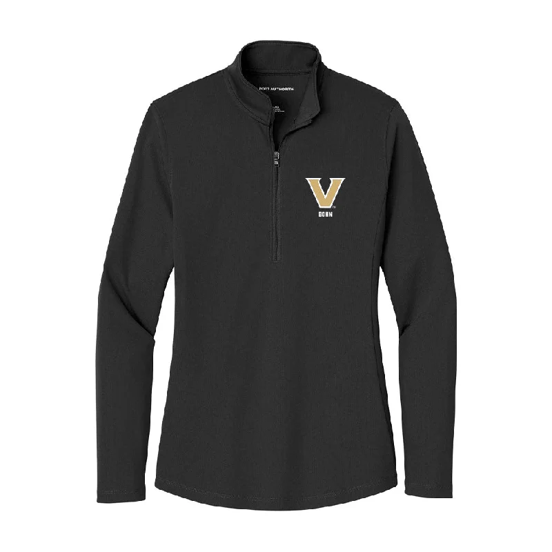 Vanderbilt - NCAA Women's Bowling : Sydney Bohn - Women's Lightweight Quarter Zip Jacket Fleece Fabric Down Fabric Feather Fabric Vanderbilt - NCAA Women's Bowling : Sydney Bohn - Women's Lightweight Quarter Zip Jacket Fleece Fabric Down Fabric Feather Fabric