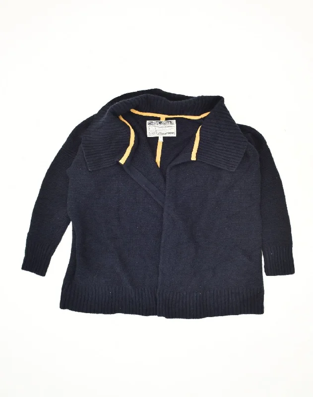 TOM JOULE Womens Loose Fit Cardigan Sweater UK 10 Small Navy Blue Viscose Crew Neck V-Neck Turtle Neck TOM JOULE Womens Loose Fit Cardigan Sweater UK 10 Small Navy Blue Viscose Crew Neck V-Neck Turtle Neck
