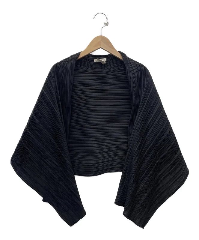 [Pre-owned] PLEATS PLEASE cardigan PP84-J0698 Long Cardigan Short Cardigan Medium Cardigan