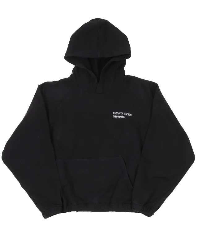 Classic Cropped Hoodie Hoodie with Zipper Placket Modern Functional