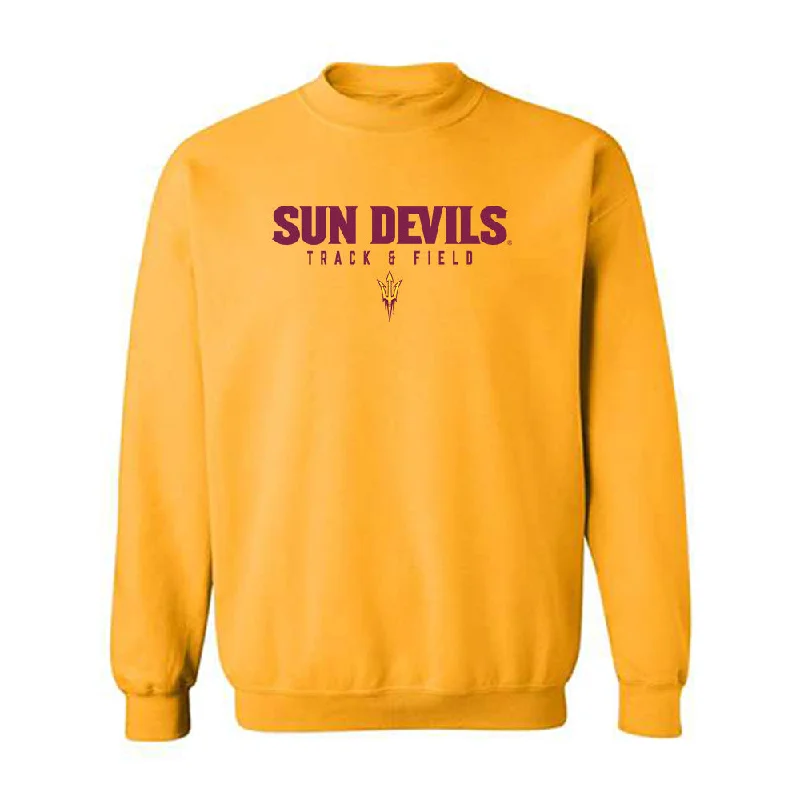 Arizona State - NCAA Women's Track & Field : Taylor Brown - Classic Shersey Crewneck Sweatshirt Hoodie with Turtle Neck Cozy Winter