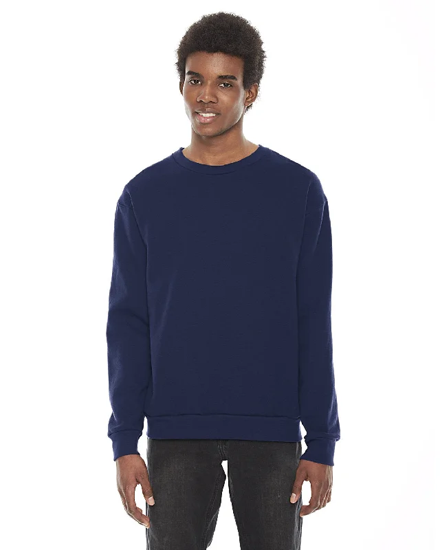 American Apparel F496W - Unisex Flex Fleece Drop Shoulder Pullover Crewneck Slouchy Comfort Pullover