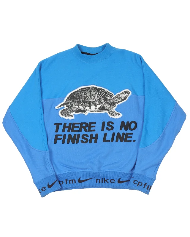 Cactus Plant Flea Market Tortoise and the Hare Sweatshirt Hoodie with Slit Hem Functional Movement
