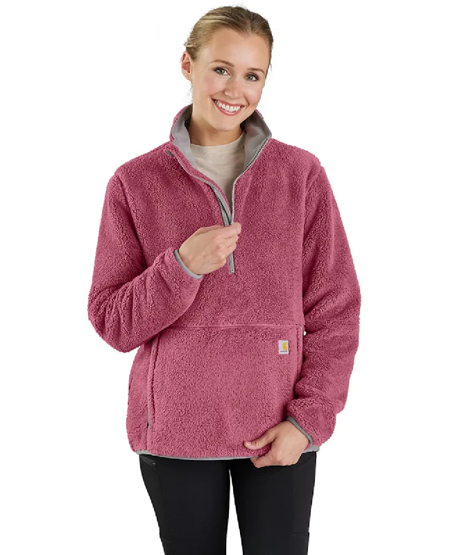 Carhartt Women's Fleece Pullover Jacket - Huckleberry One Shoulder Top