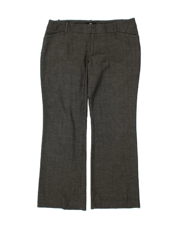 MOSSIMO Womens Straight Casual Trousers US 14 XL W40 L32 Grey Polyester Trousers Bestseller Popular