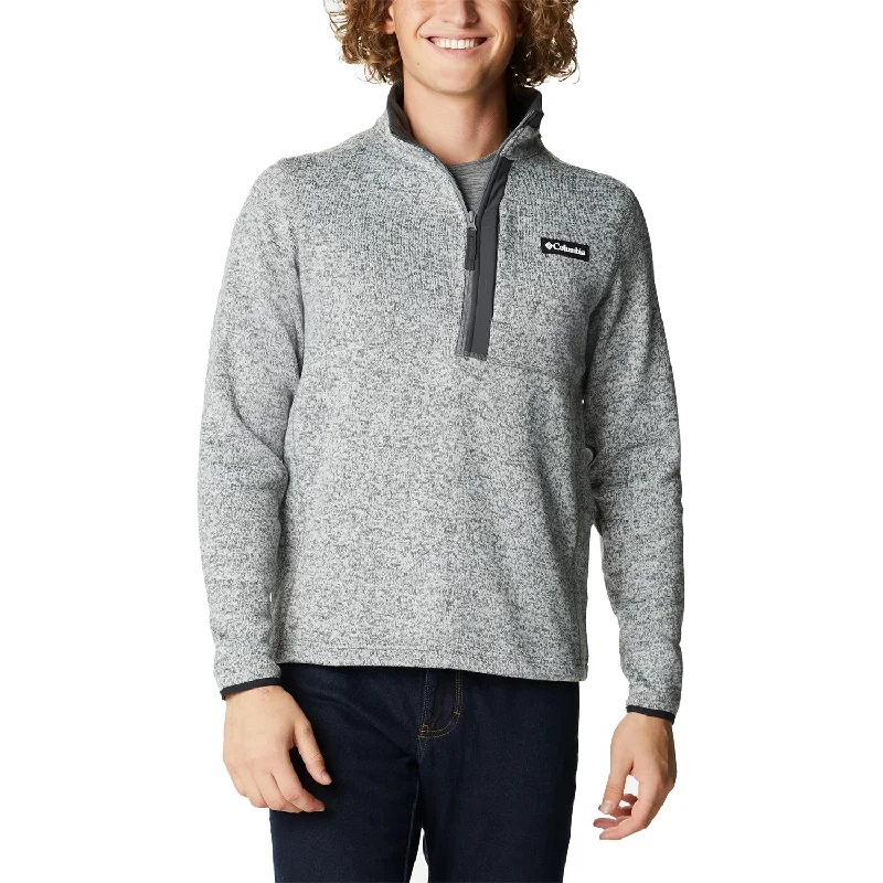 Men's Columbia Sweater Weather Fleece Half Zip Pullover City Grey Heather Turtleneck Warm Pullover Men's Columbia Sweater Weather Fleece Half Zip Pullover City Grey Heather Turtleneck Warm Pullover