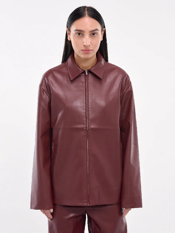Sao Jacket (47-SAO-BURGUNDY) Nylon Jacket Polyester Jacket Spandex Jacket