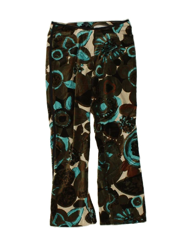 KAPALUA Womens Bootcut Casual Trousers UK 10 Small W29 L31 Multicoloured Trousers Custom Made