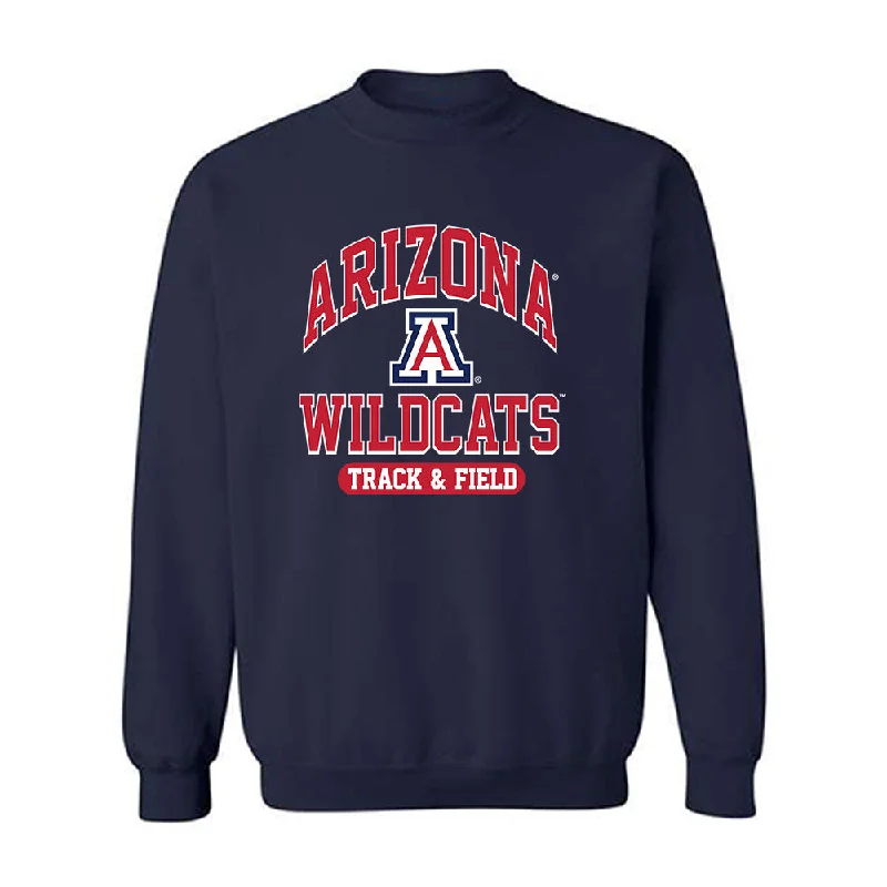 Arizona - NCAA Women's Track & Field : Malaya Abueg - Classic Shersey Crewneck Sweatshirt Hoodie with Drawstring Waist Adjustable Fitted