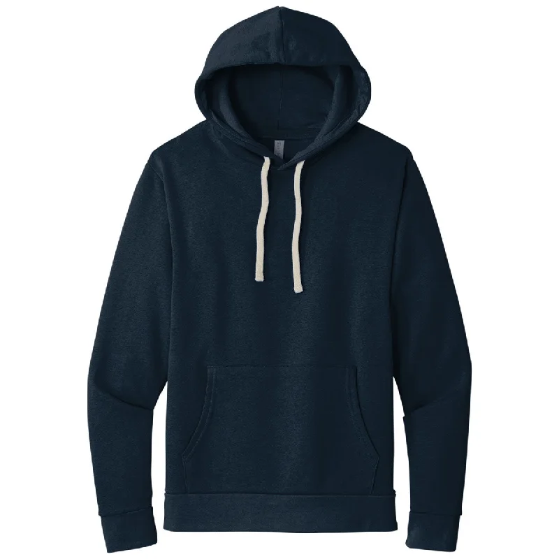 Next Level Unisex Midnight Navy Beach Fleece Pullover Hoodie Slouchy Comfort Pullover