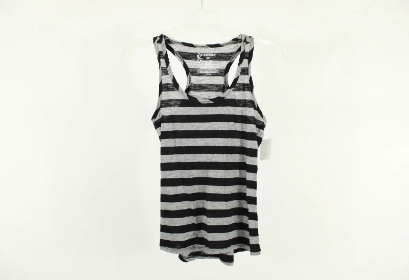 No Boundaries Striped Tank Top | Size S black tank top