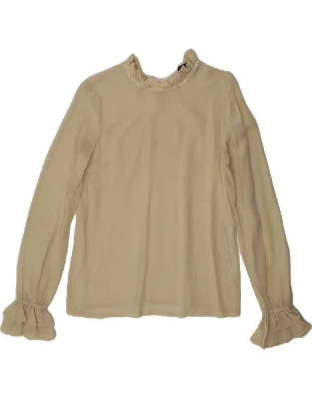 SIMONA BARBIERI Womens Twin-Set Pullover Blouse Top IT 38 XS Off White Turtleneck Warm Pullover SIMONA BARBIERI Womens Twin-Set Pullover Blouse Top IT 38 XS Off White Turtleneck Warm Pullover